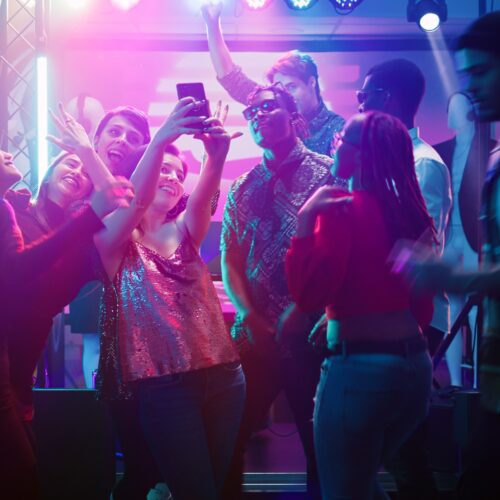 Disco + Adult Bouncy Castle