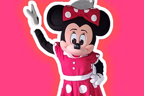 Classic Girl Mouse Mascot Appearance