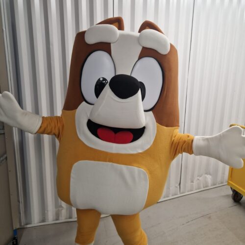 Orange Puppy Mascot Appearance