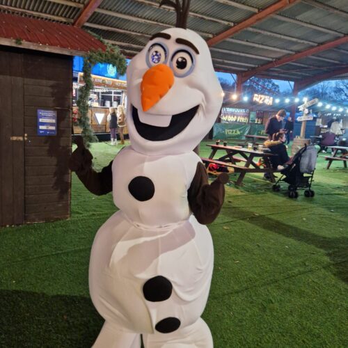 Snowman Buddy Mascot Appearance
